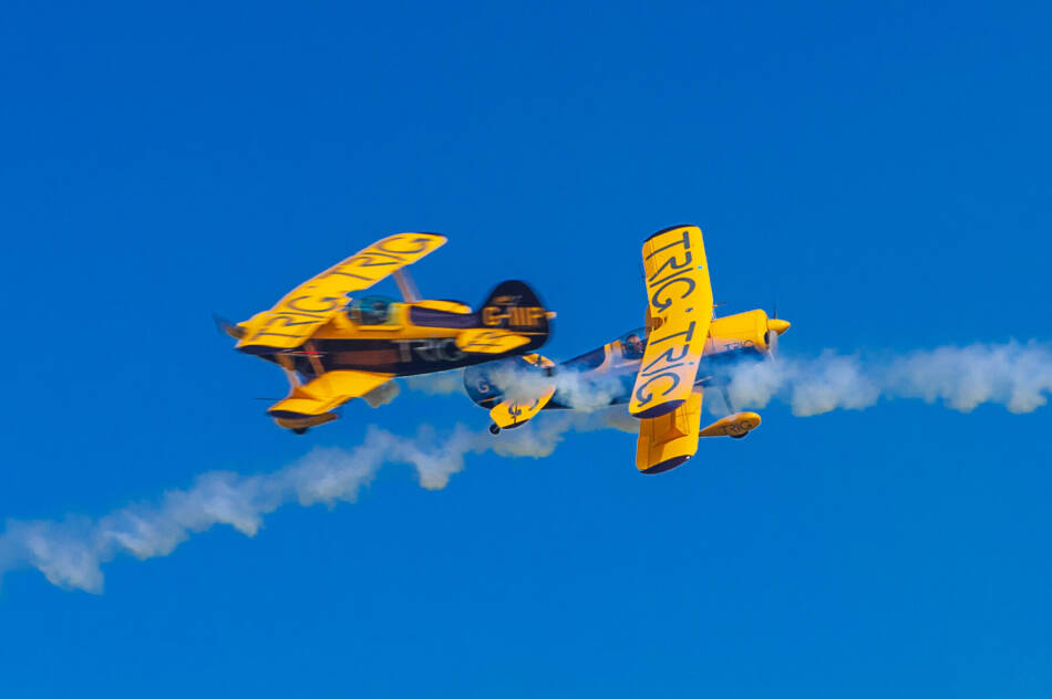 Trig Biplane Fly-by - NMS Airshow 2015